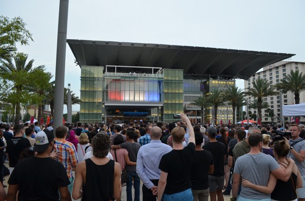 Vigil at Dr. Phillips Center for the Performing Arts