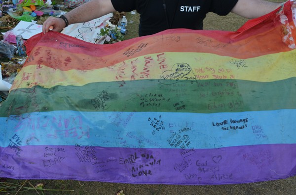 DPAC rainbow flag