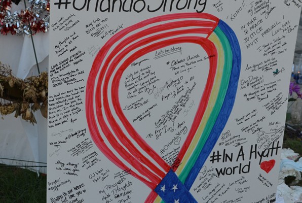 Orlando Strong ribbon DPAC