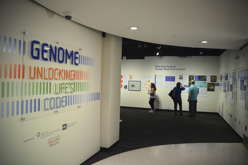 Genome: Unlocking Life's Code exhibit