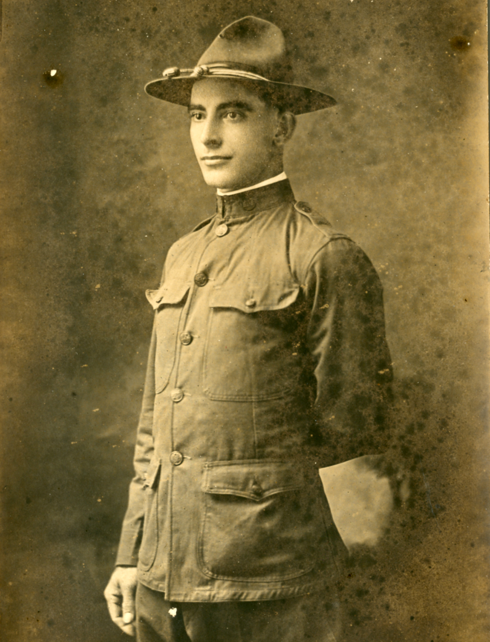 Claude White in Uniform